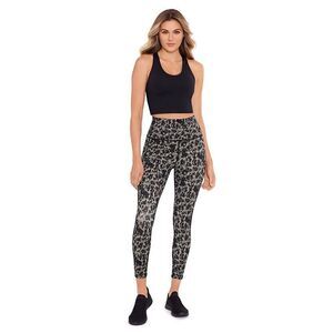 Miraclesuit Tortoise Shell Tummy Control Performance Leggings L Large